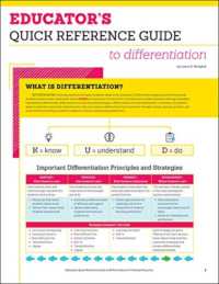 Educator's Quick Reference Guide to Differentiation -- Paperback / softback