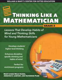 Thinking Like a Mathematician : Lessons That Develop Habits of Mind and Thinking Skills for Young Mathematicians -- Paperback / softback