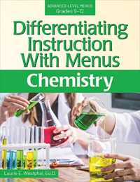 Differentiating Instruction with Menus : Chemistry (Grades 9-12) -- Paperback / softback