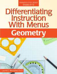 Differentiating Instruction with Menus : Geometry (Grades 9-12) -- Paperback / softback