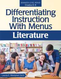 Differentiating Instruction with Menus : Literature (Grades 6-8) -- Paperback / softback （2 New edit）
