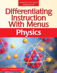 Differentiating Instruction with Menus : Physics (Grades 9-12) -- Paperback / softback