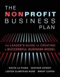 The Nonprofit Business Plan: A Leader's Guide to Creating a Successful Business Model