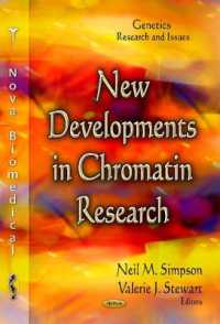 New Developments in Chromatin Research -- Hardback
