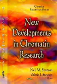 New Developments in Chromatin Research -- Hardback