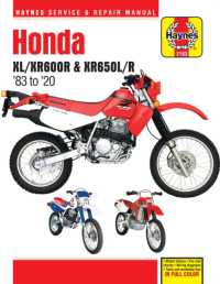 Honda XL/XR600R & XR650L/R (83-20) : 83-20