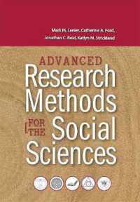 Advanced Research Methods for the Social Sciences