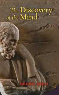 The Discovery of the Mind : The Greek Origins of European Thought