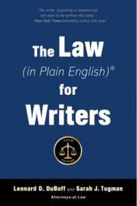 The Law (in Plain English) for Writers (Fifth Edition) (In Plain English) （5TH）