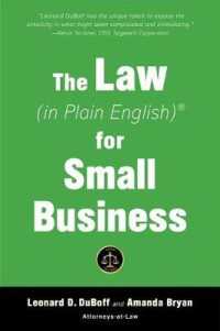 The Law in Plain English for Small Business (In Plain English) （5TH）