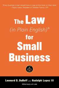 Law (in Plain English) for Small Business (Sixth Edition) （6TH）