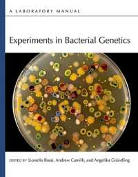 Experiments in Bacterial Genetics : A Laboratory Manual