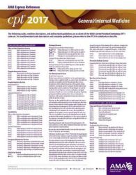 CPT 2017 Express Reference Coding Card General/Internal Medicine （LAM CRDS）