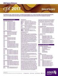CPT 2017 Express Reference Coding Card General Surgery （1 LAM CRDS）