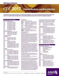 CPT 2017 Express Reference Coding Card Physical Medicine and Rehabilitation （1 LAM CRDS）