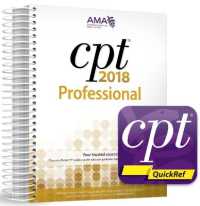 CPT 2018 Professional Codebook and CPT QuickRef app Package
