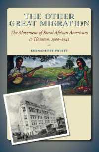 The Other Great Migration : The Movement of Rural African Americans to Houston, 1900-1941 (Sam Rayburn Series on Rural Life, sponsored by Texas A&m University-commerce)