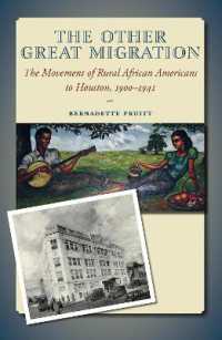 The Other Great Migration : The Movement of Rural African Americans to Houston, 1900-1941 (Sam Rayburn Series on Rural Life, Sponsored by Texas a&m University-commerce)