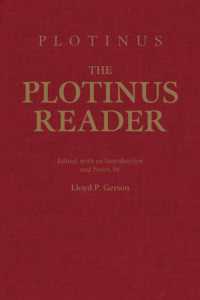 Plotinus Reader (Hackett Classics) -- Hardback