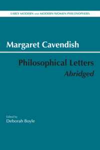 Philosophical Letters, Abridged (Early Modern and Modern Women Philosophers) -- Paperback / softback