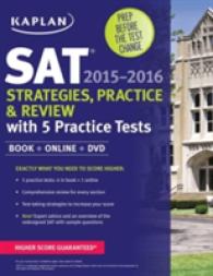 Kaplan SAT Strategies, Practice & Review 2015-2016 : With 5 Practice Tests (Kaplan Sat) （PAP/DVDR）