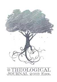 Ccda Theological Journal, 2013 Edition (Ccda Theological Journal) （2013）