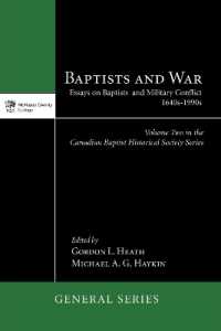 Baptists and War (Mcmaster General Studies)