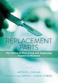 Replacement Parts : The Ethics of Procuring and Replacing Organs in Humans