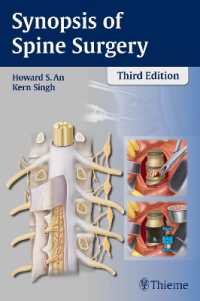 脊椎外科概要（第３版）<br>Synopsis of Spine Surgery （3RD）