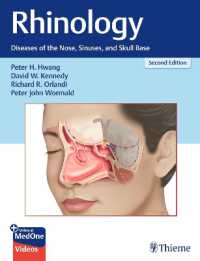 鼻科学（第２版）<br>Rhinology : Diseases of the Nose, Sinuses, and Skull Base （2ND）