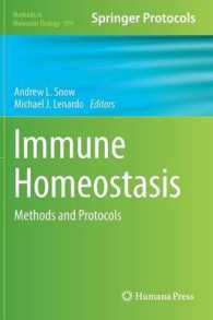 Immune Homeostasis : Methods and Protocols (Methods in Molecular Biology) 〈Vol. 979〉