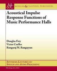 Acoustical Impulse Response Functions of Music Performance Halls (Synthesis Lectures on Speech and Audio Processing)