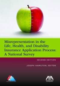 Misrepresentation in the Life, Health, and Disability Insurance Application Process : A National Survey （2ND）