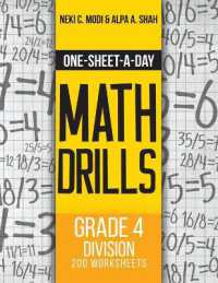 One-Sheet-A-Day Math Drills : Grade 4 Division - 200 Worksheets (Book 12 of 24)
