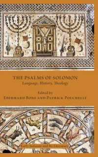 The Psalms of Solomon : Language, History, Theology (Early Judaism and Its Literature)