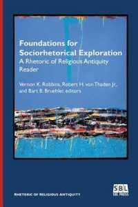 Foundations for Sociorhetorical Exploration : A Rhetoric of Religious Antiquity Reader