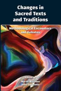 Changes in Sacred Texts and Traditions : Methodological Encounters and Debates