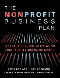 The Nonprofit Business Plan : A Leader's Guide to Creating a Successful Business Model