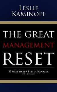 The Great Management Reset : 27 Ways to be a Better Manager (of Anything)