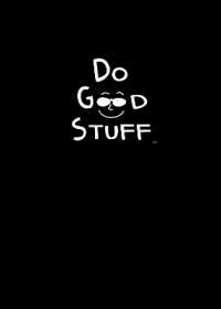 Do Good Stuff : Journal (Black Cover)