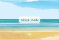 Coastal Guest Book : Featuring Beautiful Coastal Illustrations （GJR）
