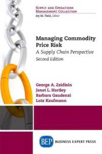 Managing Commodity Price Risk : A Supply Chain Perspective （2ND）