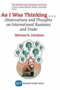 As I Was Thinking... : Observations and Thoughts on International Business and Trade