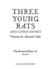 Three Young Rats and Other Rhymes -- Hardback