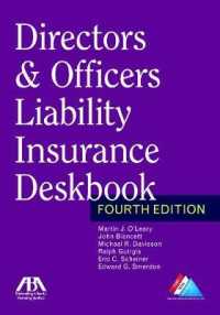 Directors & Officers Liability Insurance Deskbook （4TH）