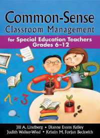 Common-Sense Classroom Management : For Special Education Teachers, Grades 6-12