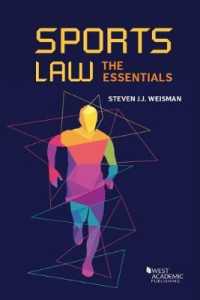 Sports Law : The Essentials (Higher Education Coursebook)