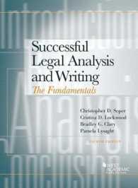 Successful Legal Analysis and Writing : The Fundamentals (Coursebook) （4TH）