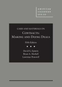 Cases and Materials on Contracts : Making and Doing Deals (American Casebook Series)