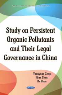 Study on Persistent Organic Pollutants & its Legal Governance in China -- Paperback / softback